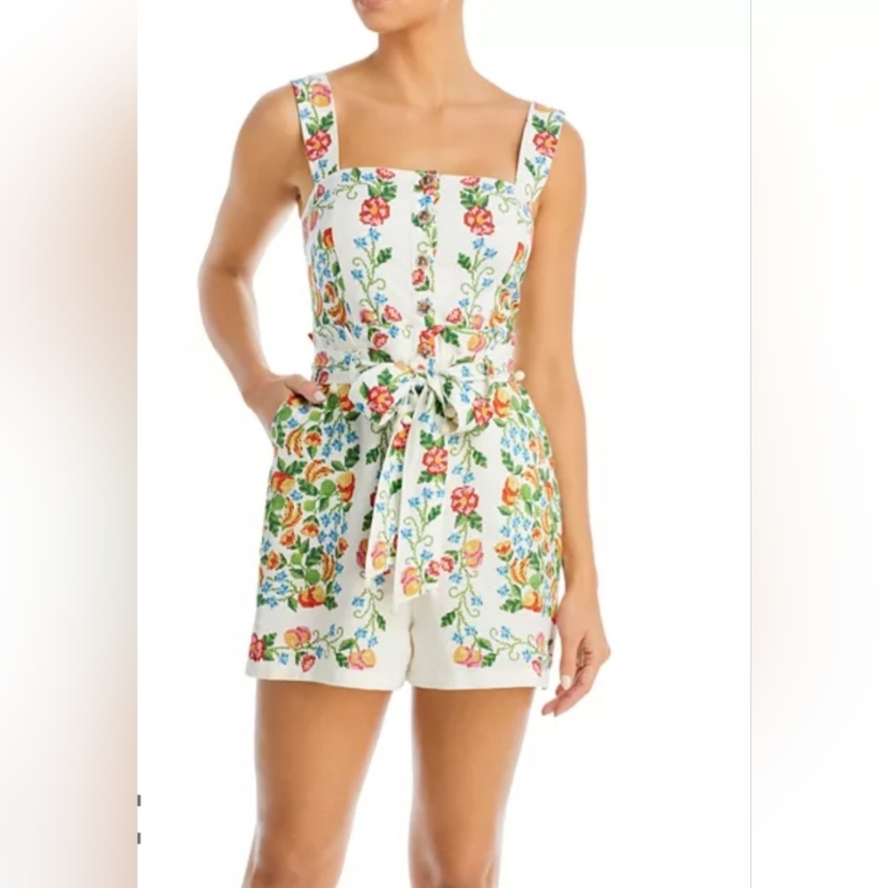 Farm Rio Romper Floral Print.